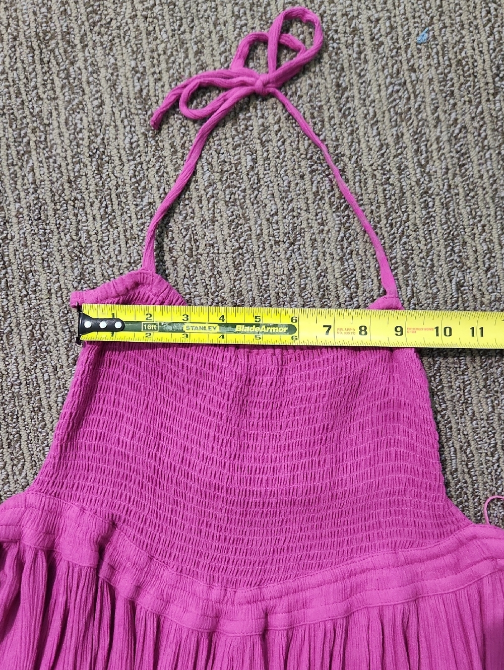 Free People Magenta/Purple Tiered Maxi Dress - Picture 10 of 16